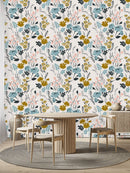 Voguish Floral Pattern Wallpaper