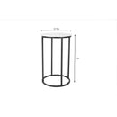 Hyryla White End Table