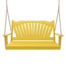 Keystone Amish Co. Sunburst Porch Swing, 6 Foot, Yellow