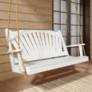 Keystone Amish Co. Sunburst Porch Swing, 6 Foot, Red
