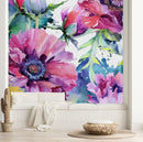Fashionable Pink Floral Wallpaper Fashionable