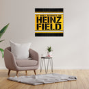 YINZ1-HEI1C | Wall Art Print on Real Wood