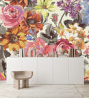 Modish Modern Floral Wallpaper