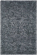 Yadid Black Wool Area Rug