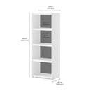 YOMO Modular Bookshelf 1x4