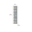 YOMO Modular Bookshelf 1x6