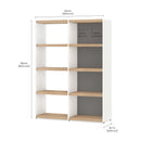 YOMO Modular Bookshelf 2x4