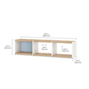 YOMO Modular Bookshelf 3x1