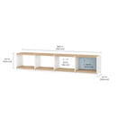 YOMO Modular Bookshelf 4x1