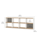 YOMO Modular Bookshelf 4x2