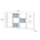 YOMO Modular Bookshelf 4x3