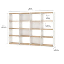 YOMO Modular Bookshelf 4x4
