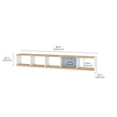 YOMO Modular Bookshelf 5x1