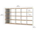 YOMO Modular Bookshelf 5x4