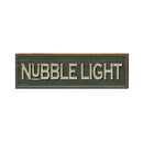 Nubble Light Green Sign | Wall Art Print on Real Wood
