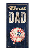 New York Yankees Dad Wood Sign