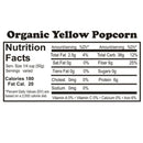 Organic Yellow Popcorn | Pack of 4 | 2 lb | Non-GMO | Shipping Included | Grain Place Foods