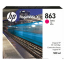 New, Pre-Owned - HP 863 500-ml Magenta Pagewide XL Ink Cartridge, F9K38A