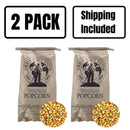 Organic Yellow Popcorn Kernels | 25 lb | Pack of 2 | Non-GMO | Shipping Included | Grain Place Foods