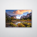 Yosemite Basin Print Metal Wall Art – California National Park Scenic Wall Decor