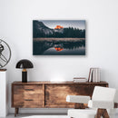 Yosemite Sunset Print Metal Wall Art – California National Park Scenic Decor