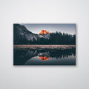 Yosemite Sunset Print Metal Wall Art – California National Park Scenic Decor