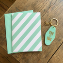 You Got This Motel Style Keychain with Greeting Card | Gift for Her