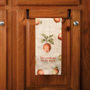 You Rock Me To My Core Apple Dish Cloth Towel | Cotten Linen Novelty Tea Towel | Embroidered Text | 18" x 28"