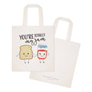 You're Totally My Jam Cotton Canvas Tote Bag
