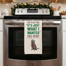 Your Just What I Wanted Face Dog Kitchen Towel | Hand Dish Cloth | 18" x 26"