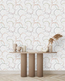 Voguish Multicolored Circles Wallpaper Vogue