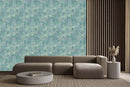 Exotic Green Pattern Wallpaper
