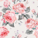 Fashionable Pink Large Peonies Wallpaper