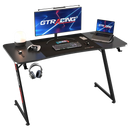 Z -Shaped Series RGB Gaming Desk Z09