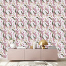 Voguish Pink Orchid Wallpaper Fashionable