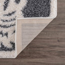 Zane Charcoal Tibetan Tiger Plush Rug