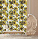 Stylish Sunflowers Wallpaper Fashionable