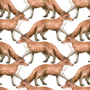Wallpaper with Foxes