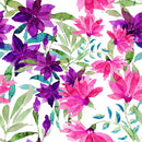 Pink and Violet Flowers Wallpaper