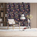 Moths and Flowers Wallpaper