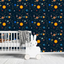 Dark Space Pattern Wallpaper