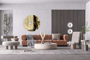 Lovely Field Flowers Printed Mirror Acrylic Circles