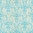 Stylish Blue Monogram Wallpaper Fashionable