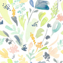 Fashionable Watercolored Leaves Wallpaper Tasteful