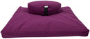 Meditation Cushion Set Zafu and Zabuton - Cotton ..Made in USA