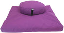 Meditation Cushion Set Zafu and Zabuton - Cotton ..Made in USA