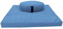 Meditation Cushion Set Zafu and Zabuton - Cotton ..Made in USA