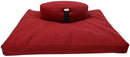 Meditation Cushion Set Zafu and Zabuton - Cotton ..Made in USA