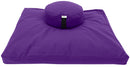 Meditation Cushion Set Zafu and Zabuton - Cotton ..Made in USA