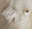 Zanzibar Hand-Loomed Wool Throw Pillow